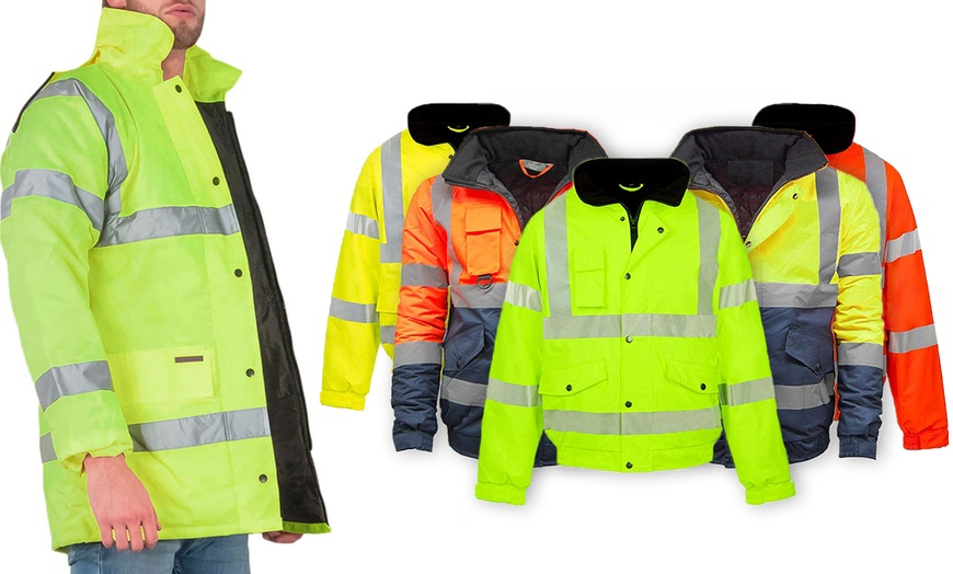 Image 1: Men's High Visibility Jacket