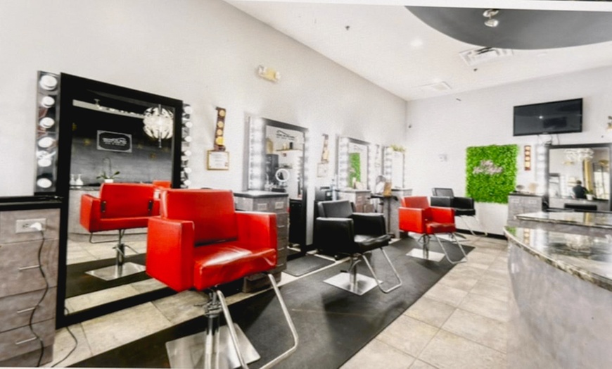 Image 8: Transform with Shampoo, Conditioner, Blow out, Highlights, & More 