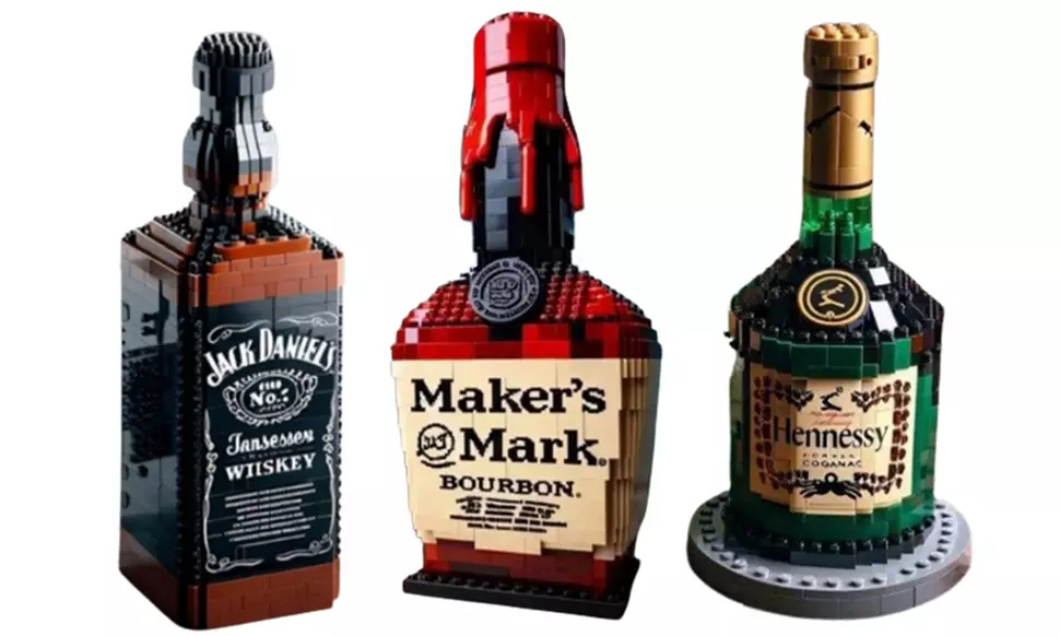 Whiskey-Flaschen-Bauset