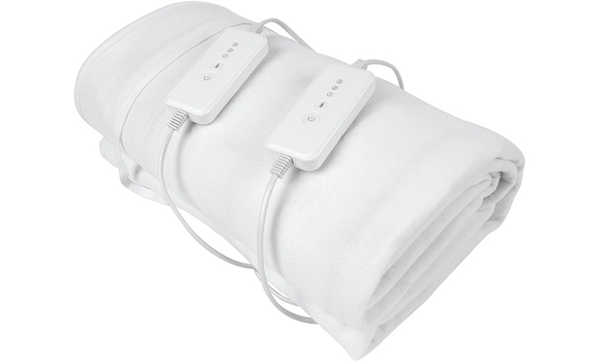 Image 4: Heating Blanket with Three Heat Settings and Quick-Tie Straps