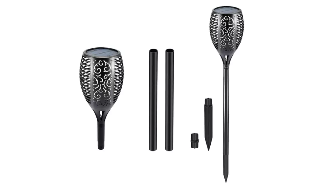 1, 2 ou 4 lampes torches solaires