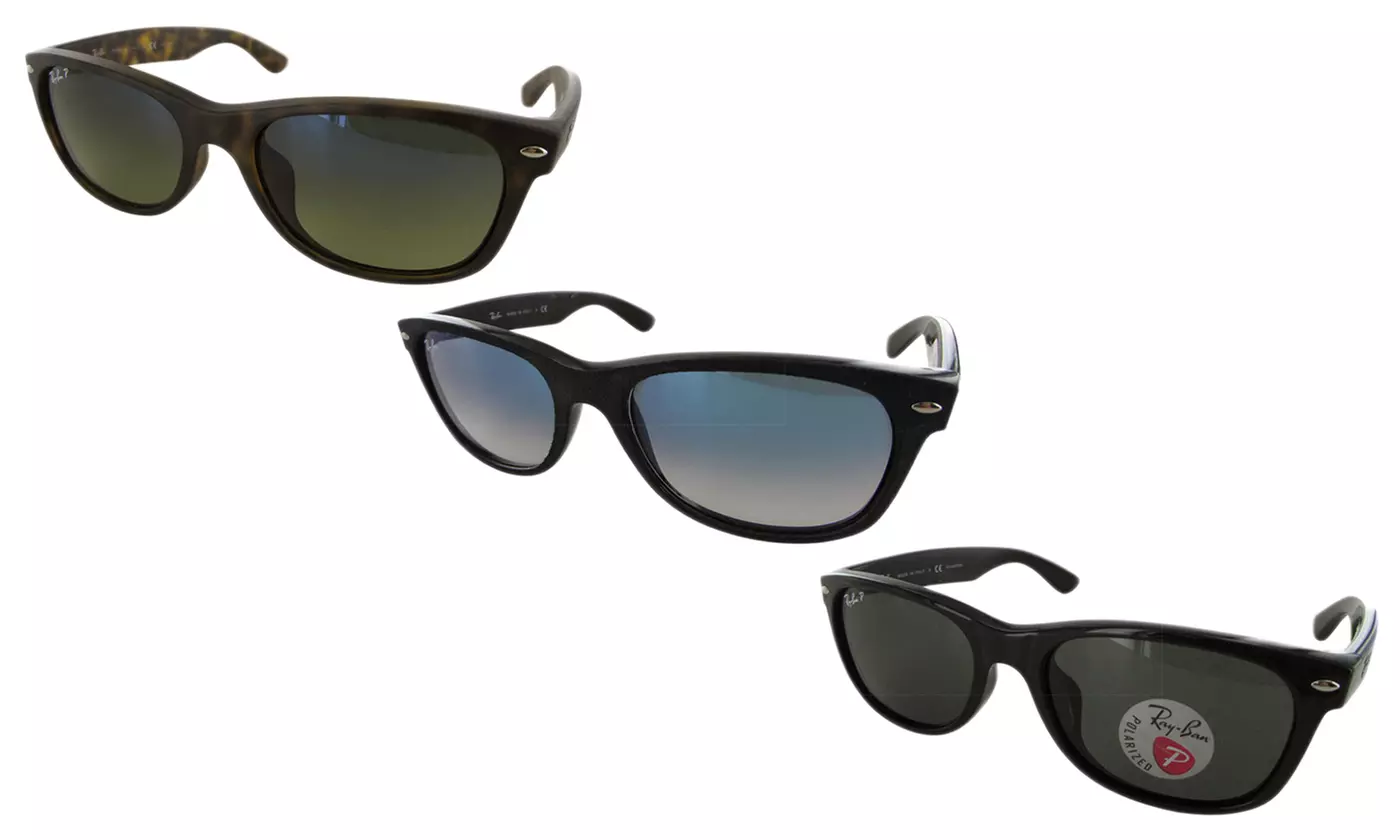 Ray-Ban New Wayfarer Classic Men's Polarized Sunglasses - Primary Image