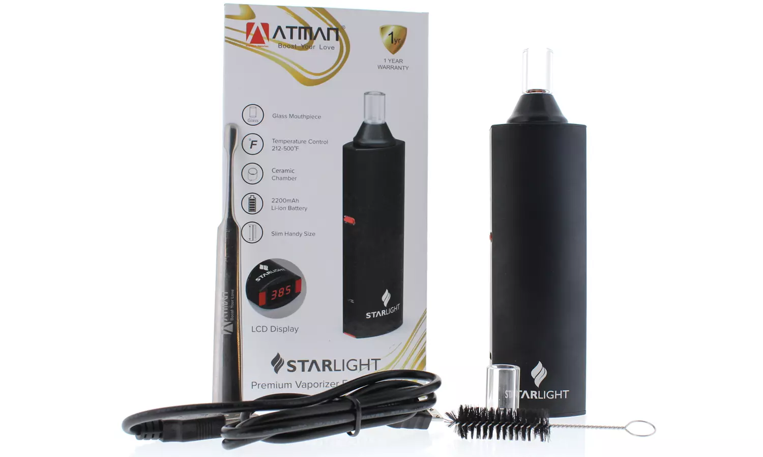 Atman Starlight Wax and Dry Vaporizer Kit (6-Piece) - Primary Image