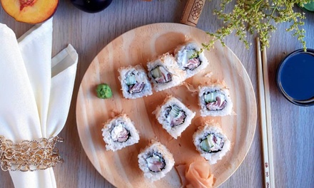 Para 2: menú japonés con 2 entrantes, 24 piezas de sushi, 1 postre y 2 bebidas - Sushi de Maksim