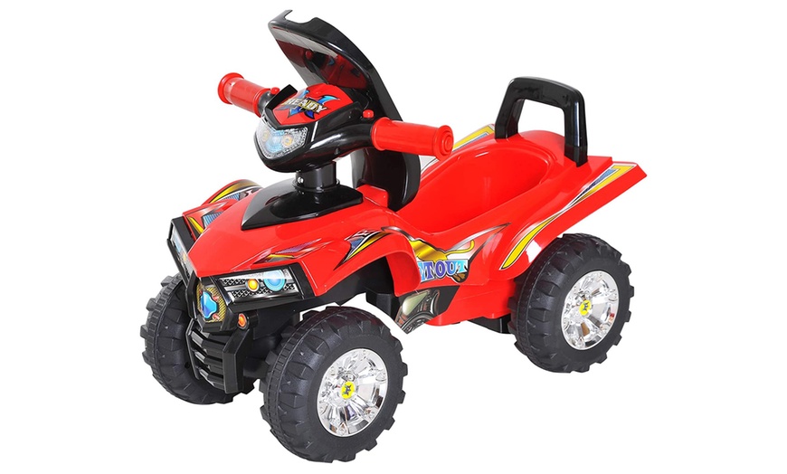 Image 9: HomCom Kids Quad Bike Ride-on