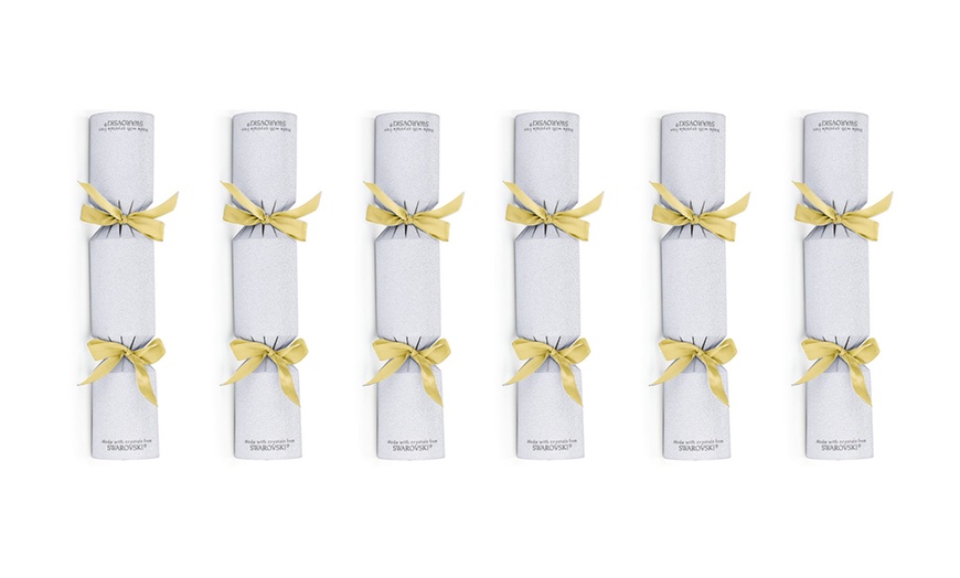 Image 4: Six-Pack of Christmas Crackers Made with Crystals from Swarovski®