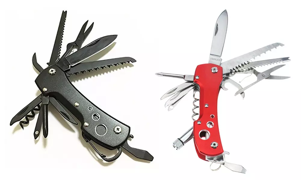 Schweizer Taschenmesser mit 14 Funktionen in der Farbe nach Wahl - Primary Image