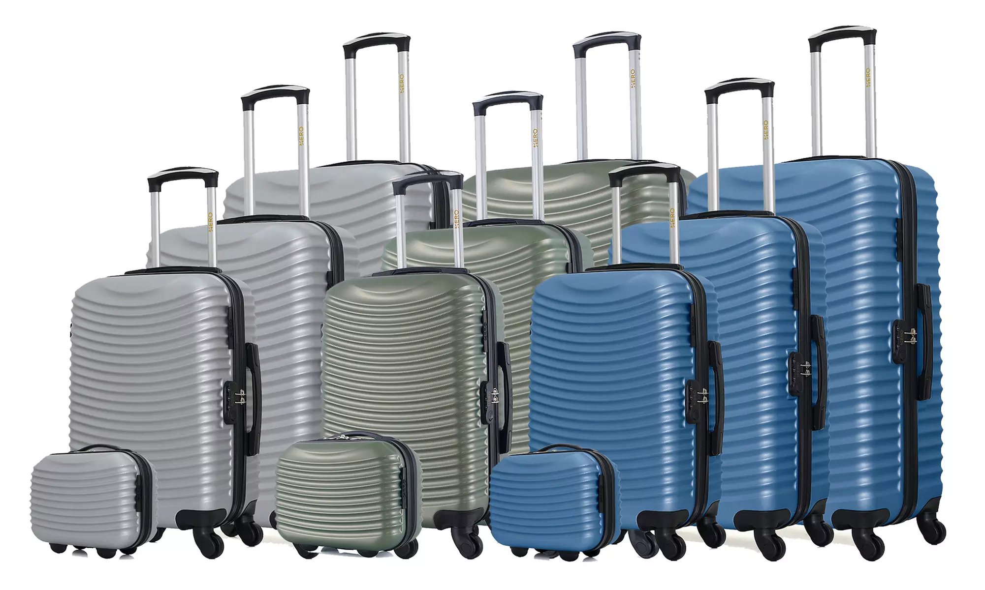 4er-Set Hero Reisekoffer „Etna“