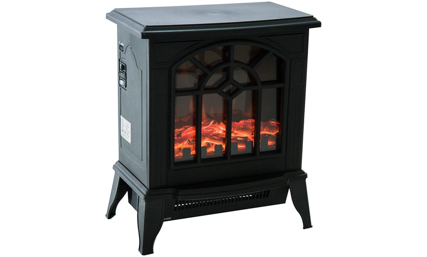 Image 88: HomCom Indoor Fireplace Heater