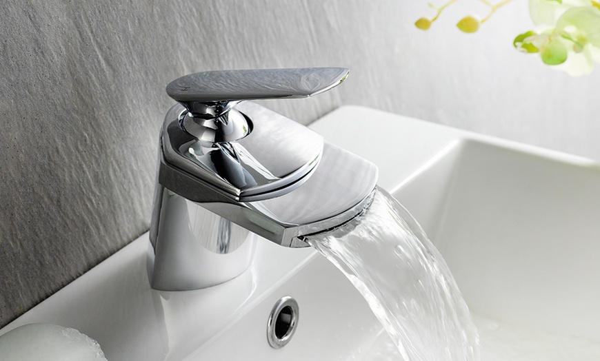 Oshi Waterfall Bathroom Taps | Groupon Goods