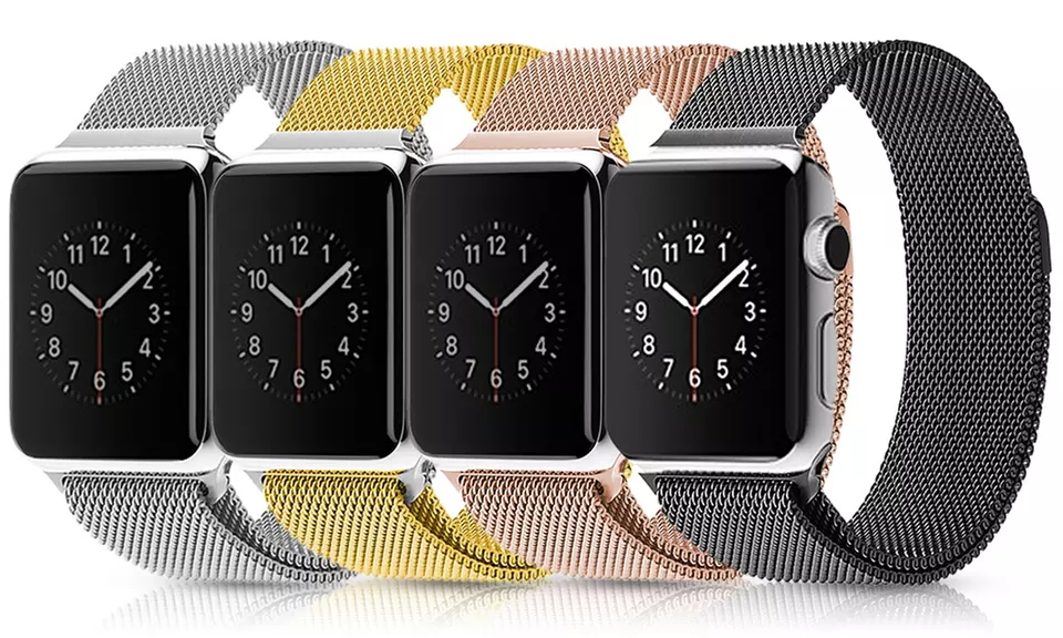 Waloo Milanese Loop Stainless Steel Apple Watch Band - Primary Image