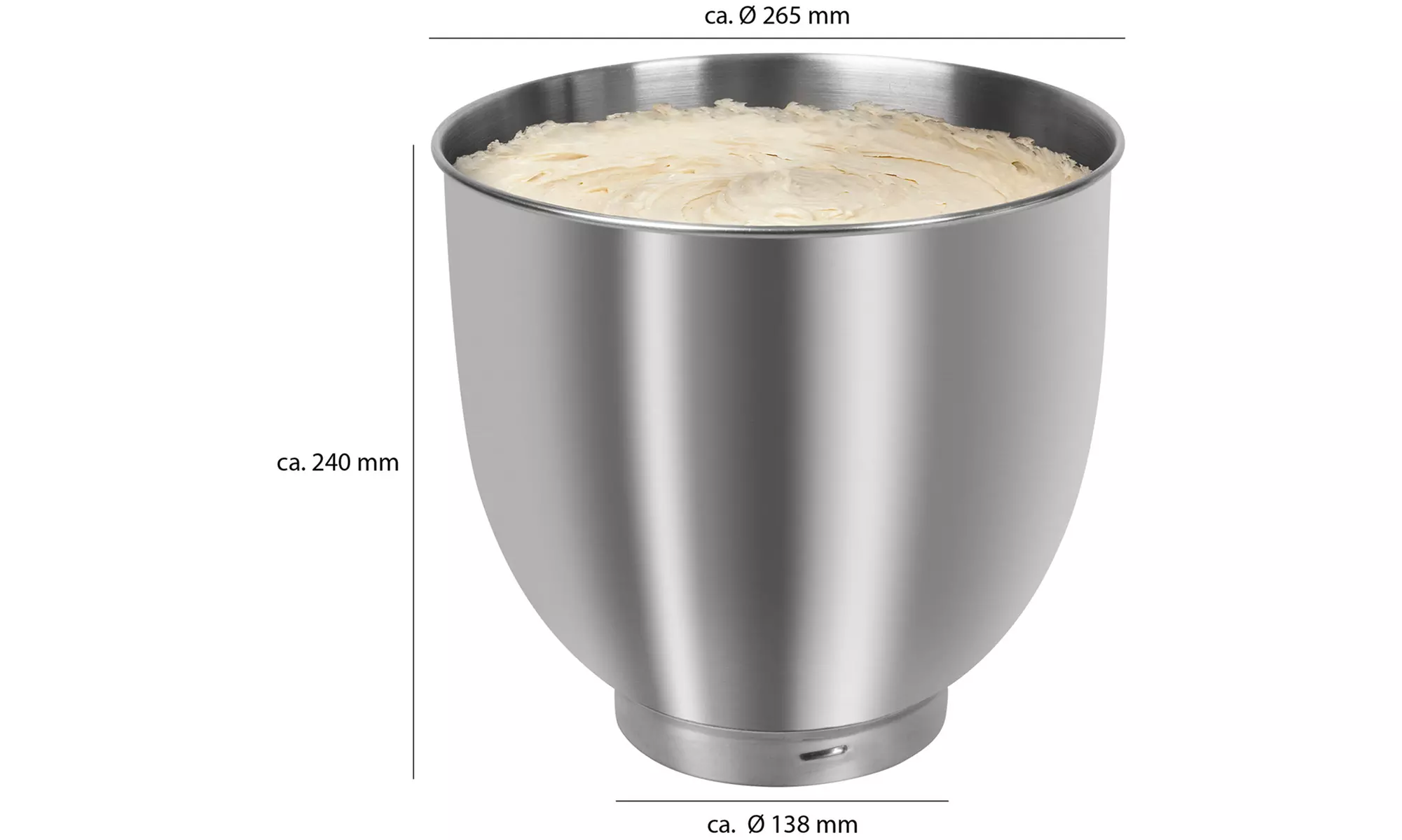 Robot pétrin multifonction 10 L 1500W de Clatronic