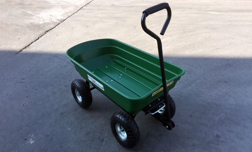 Image 1: Carro de jardín de mano con volquete Herzberg