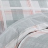 Image 5: Reversible Check Duvet Set