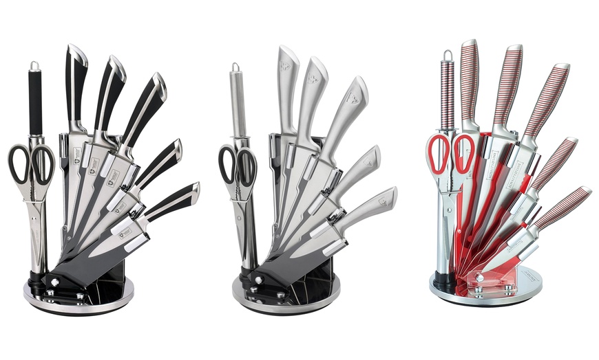 Image 1: Eight-Piece Knife Set