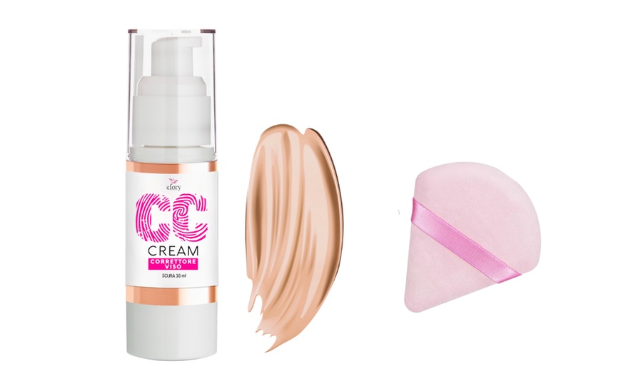 Image 3: CC-Cream Efory con spugna make-up Pink