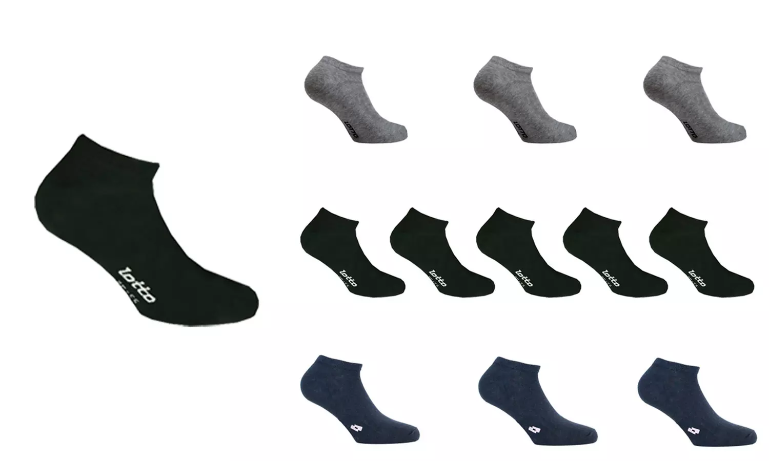 8, 12 o 16 paia di fantasmini Lotto da uomo