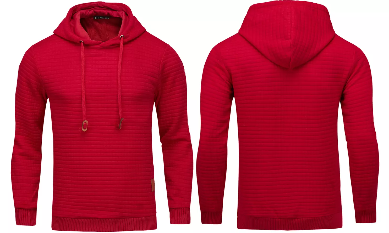 Blu Apparel Nathan Textured Hoodie