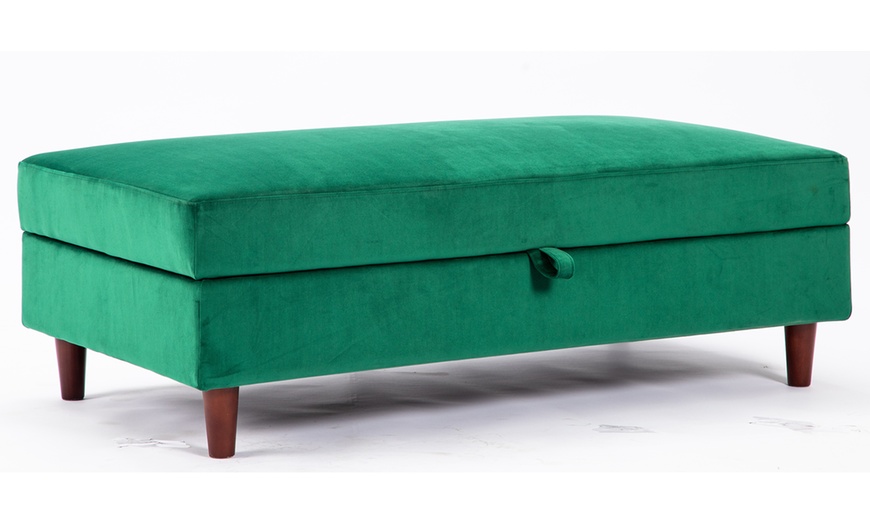 Image 16: Reversible Corner Sofa Bed with Storage Chaise or Bench