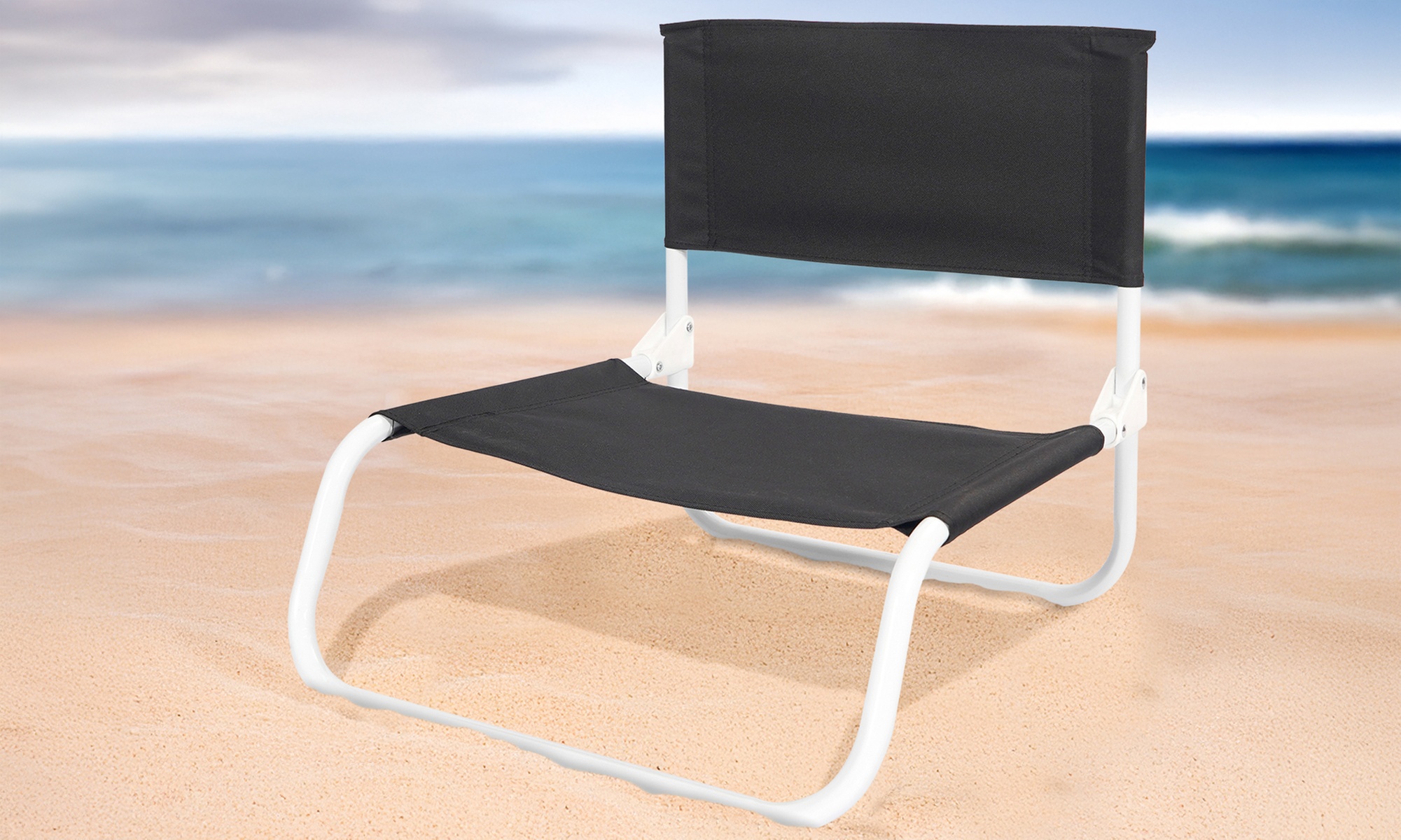 Paire de chaises de plage pliantes