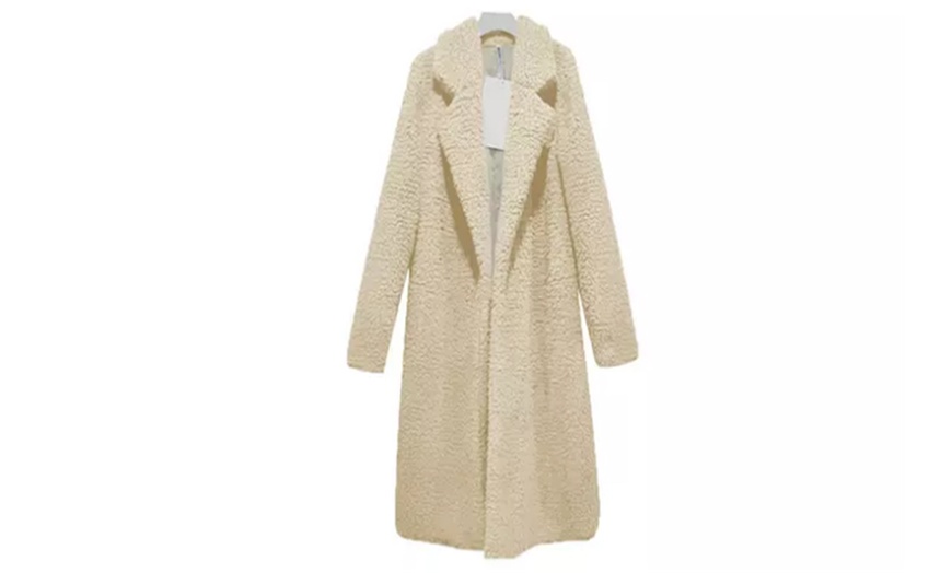 Image 3: Women's Teddy Fleece Coat