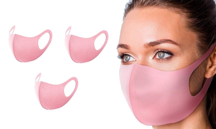 Reusable Pink Face Masks | Groupon Goods