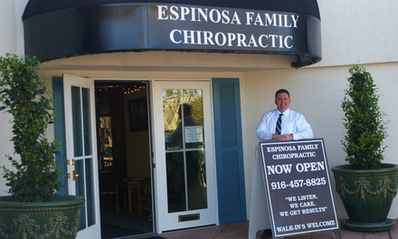 Chiropractic Package with Consultation Exam X-Rays and Two Adjustments - Espinosa Family Chiropractic