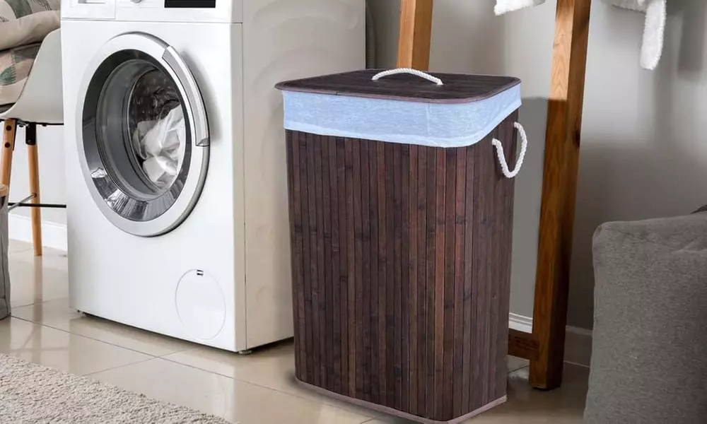 Cesto Portabiancheria In Bambù