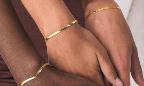 Bracciale in acciaio Snake disponibile in 3 colori