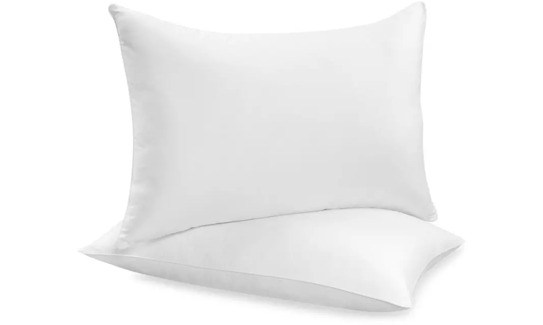 Beauty Sleep 100% Cotton White Duck-Feather Standard Pillows (2- or 4-Pack) - Second Medium