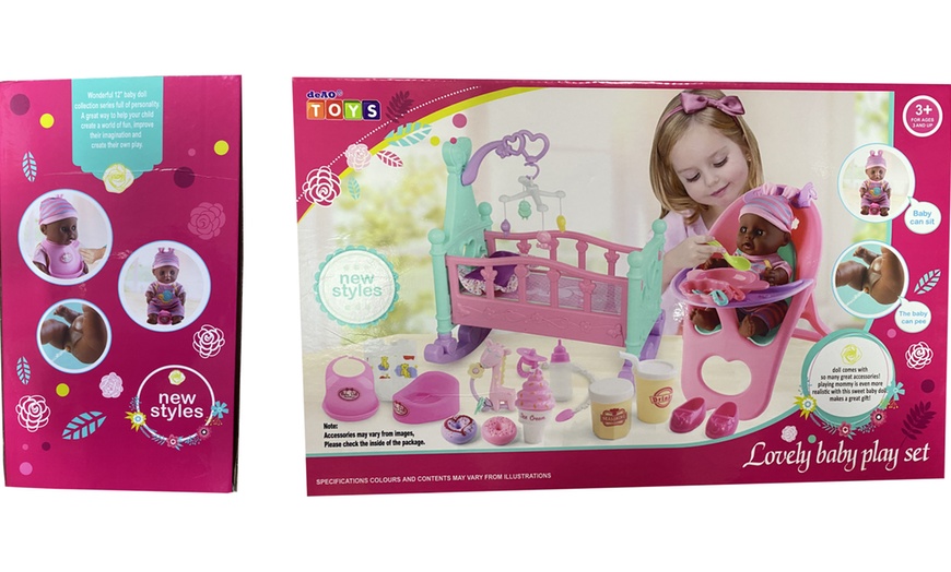 Image 9: Kids' 'My First Baby Doll' Play Set