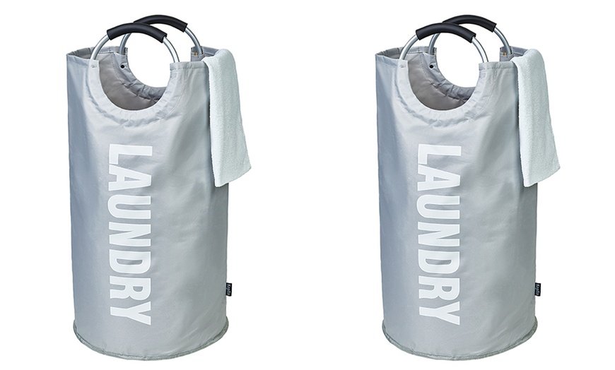 Image 8: One or Two Collapsible Laundry Bags