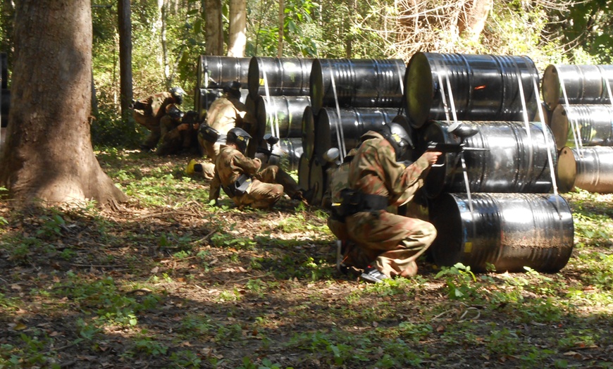 Image 6: Paintball Game + Equipment