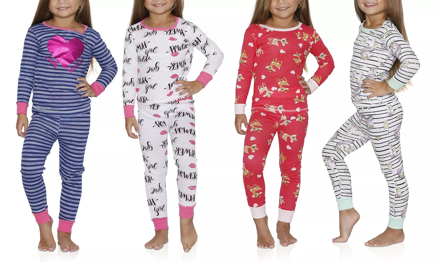 Cozy Couture Girl's Cotton Pajama Set (2-Pack) - Primary Image