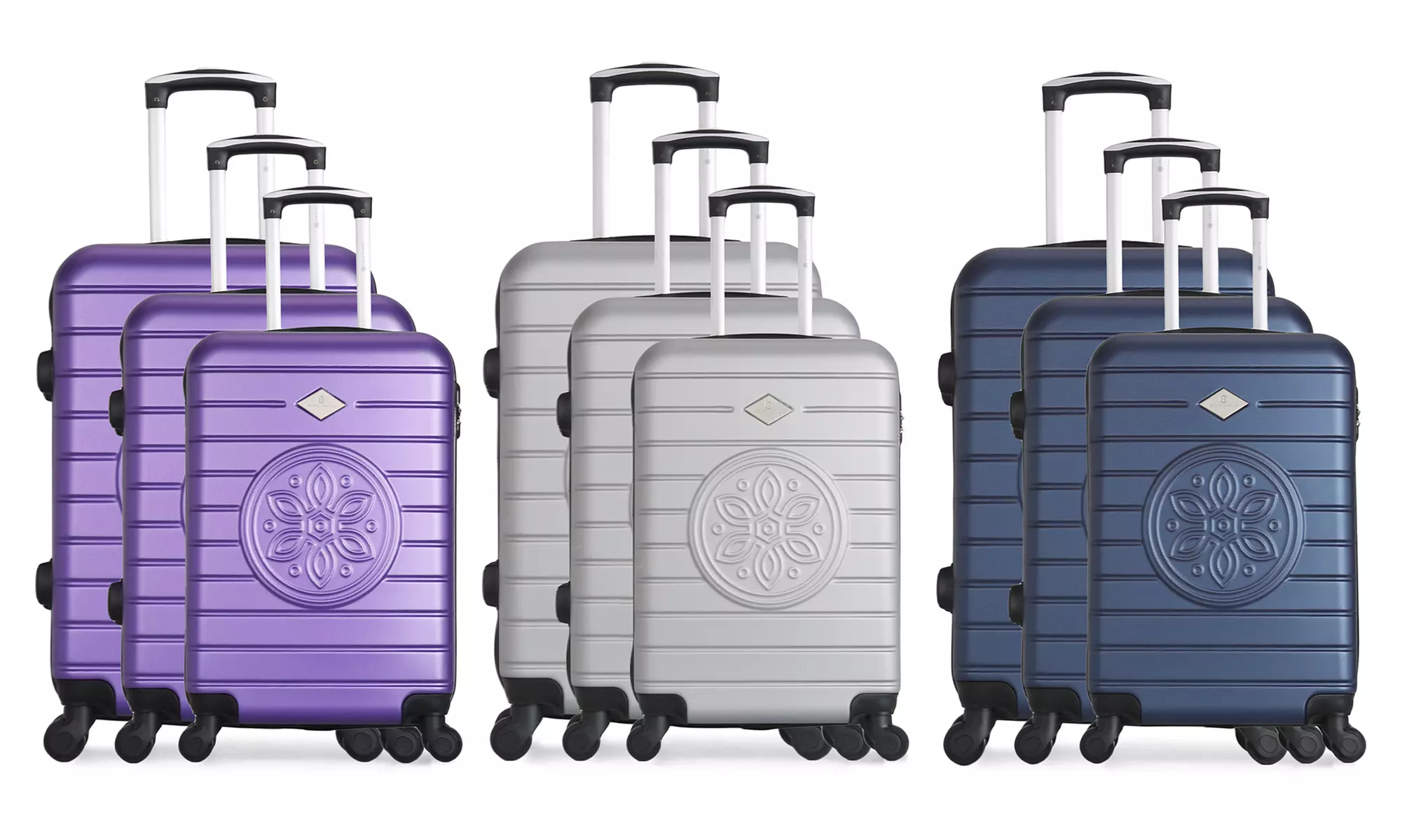 Set de 3 valises Gérard Pasquier en ABS, collection Mimosa - Primary Image