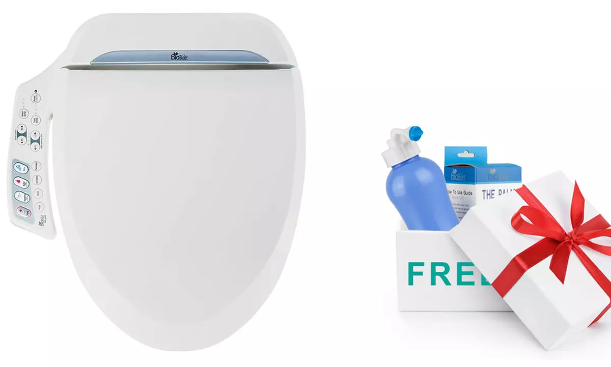 Exclusive: BB-600 Bidet Toilet Seat with Free Travel Bidet - Primary Image