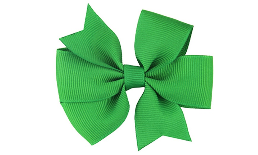 Image 11: Pack of 10 Hair Bows for Kids