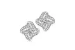 Crystal Love Knot Necklace or Earrings Made with Swarovski Elements - Second Medium