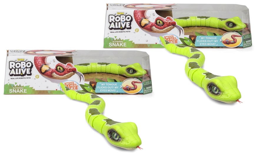 Image 4: Tobar Robo Alive Snake Toy