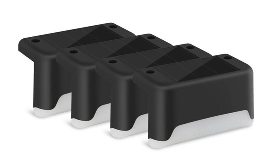Image 4: Outdoor Solar Deck Lights x4, x8 Options