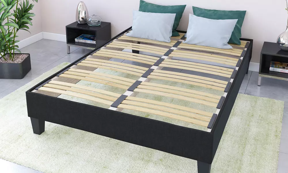 Sommier à lattes en kit avec matelas en option avec dimension au choix, livraison gratuite - Primary Image