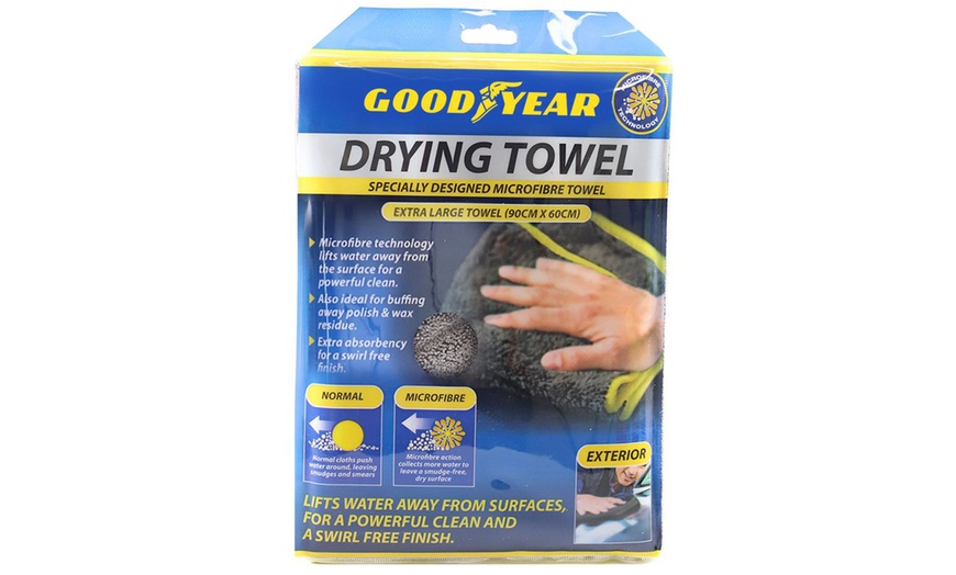 Image 5: Goodyear Microfibre Car Drying Large Towel