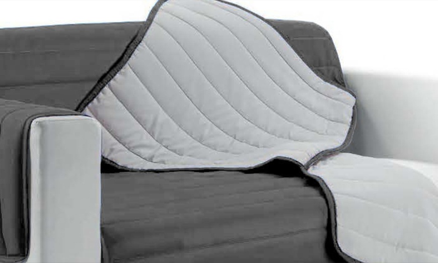 Image 26: Quilted Sofa Cover