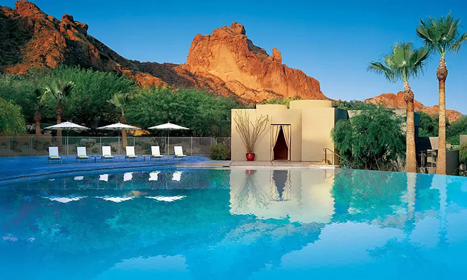 Stay with Daily Fitness Class at Sanctuary Resort & Spa on Camelback Mountain in Paradise Valley, AZ. Dates into August. - Primary Image