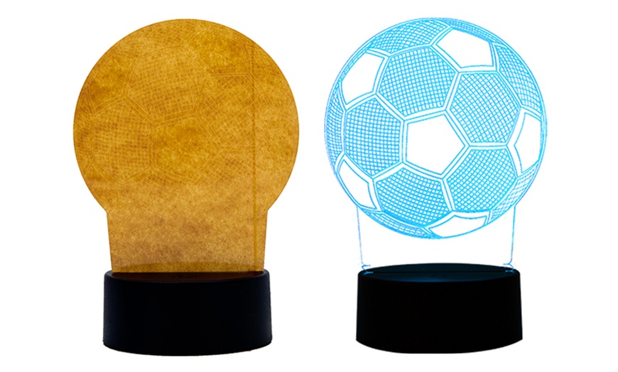 Image 3: 3D Football Night Light