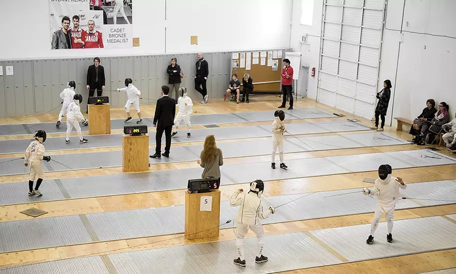 Unlimited Fencing for One Month w/ One Private Lesson for One or Two at Dynamo Fencing Club (Up to 67% Off) - Second Medium