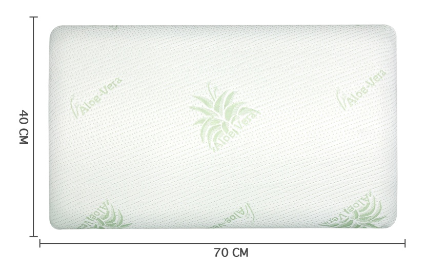 Image 3: Set de 2 almohadas memory foam