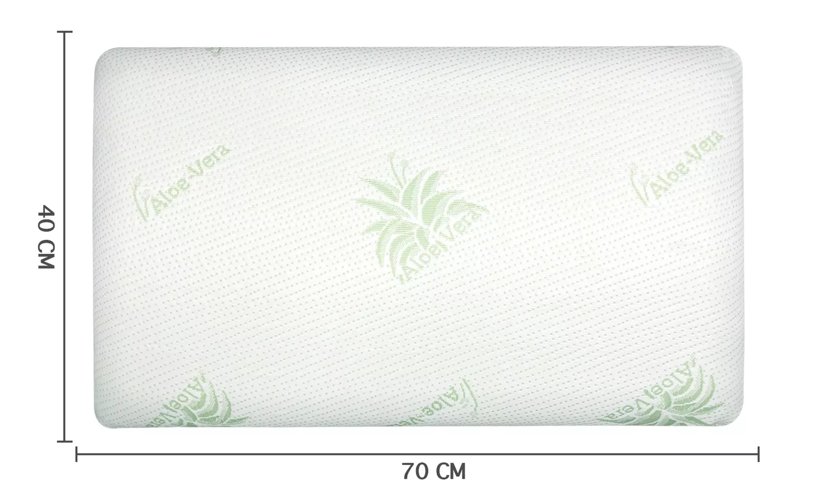 Set de 2 almohadas memory foam