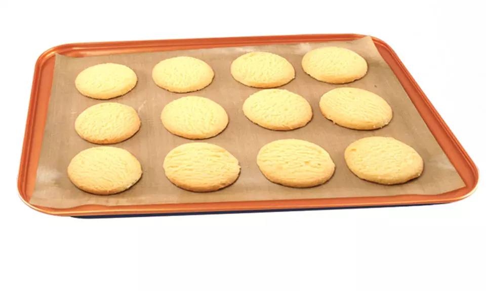 Non-Stick Copper-Infused Rectangular Cookie Sheet (1-Piece) - Second Medium