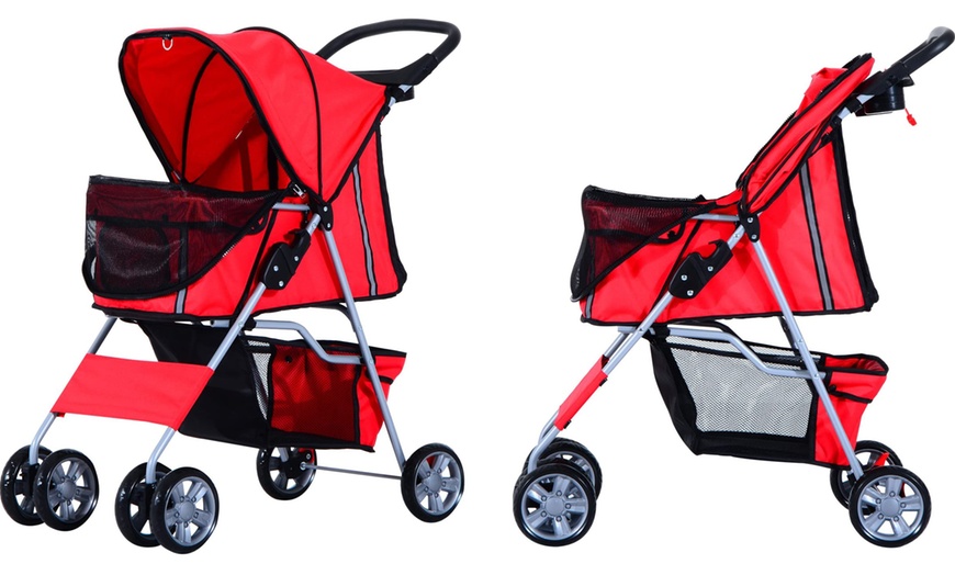 Image 11: PawHut Pet Stroller